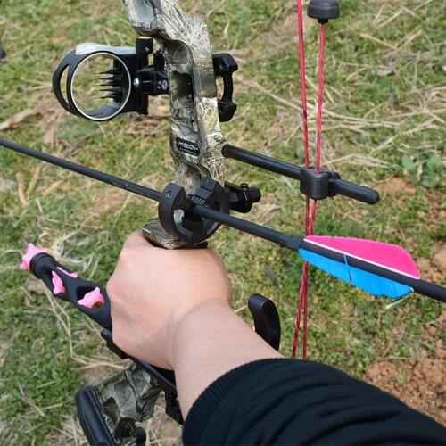 Compound bow Hunting Parts Tool Archery Compound Bow Aluminium Alloy Archery Arrow Rest Round Replacement Brush Accessories