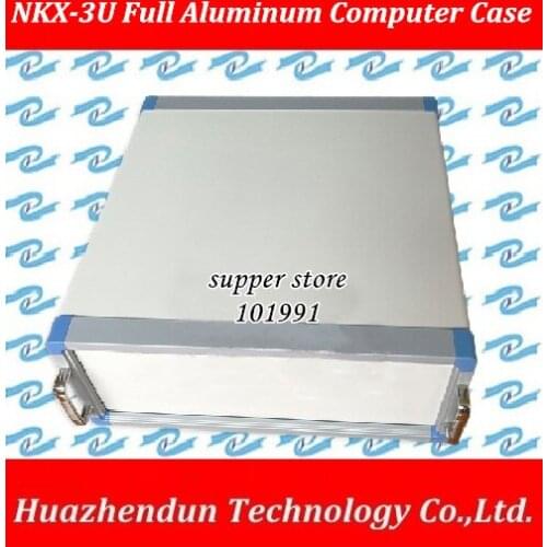NKX-3U All Aluminum Computer Case , desktop instrument chassis size can be customized to make the computer case
