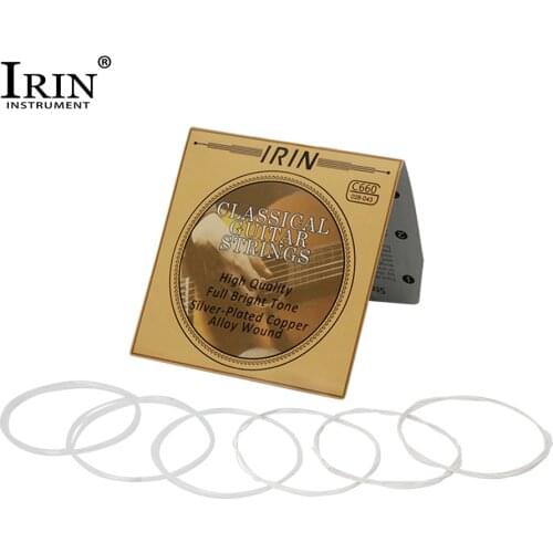 Guitar Strings Classic Guitar 6 Strings SC12 Nylon Silver Plating Set Super Light Acoustic Guitar Musical Instrument