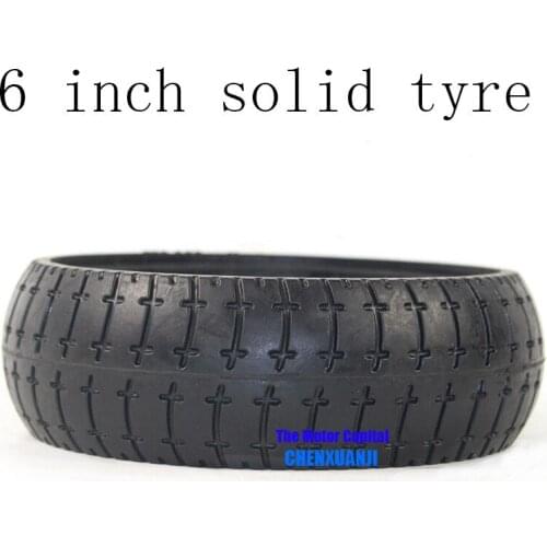 Best New High Performance 6 Inch Solid Tire with Good Quality for Hoverboard Self Balancing Electric Scooter Spare Parts