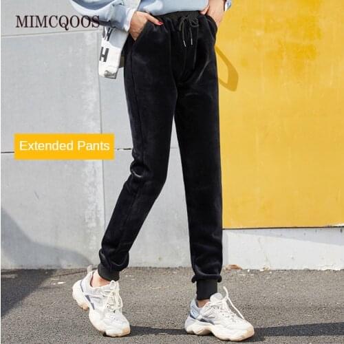 MIMCQOOS Women's Velvet Trousers