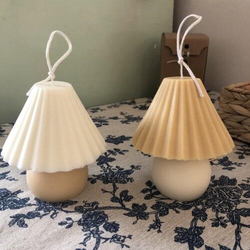 New 3D Lampstand Candle Mould Ins New Aromatherapy Candle Fresh Style Decoration DIY Mold Candle Mods for Candle Making