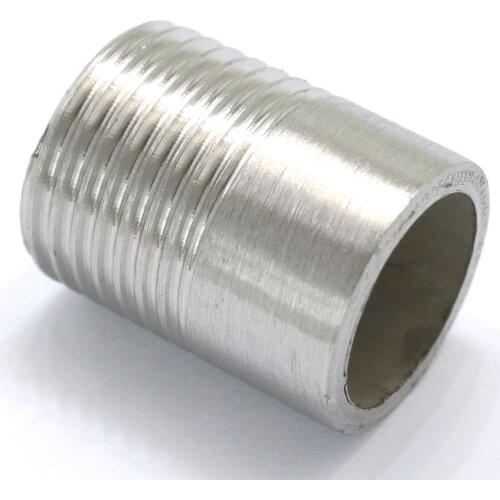 LOT 5 1/2" BSP Male Thread 304 Stainless Steel Pipe Fitting Weld Nipple Coupling Connector For Water Oil Air