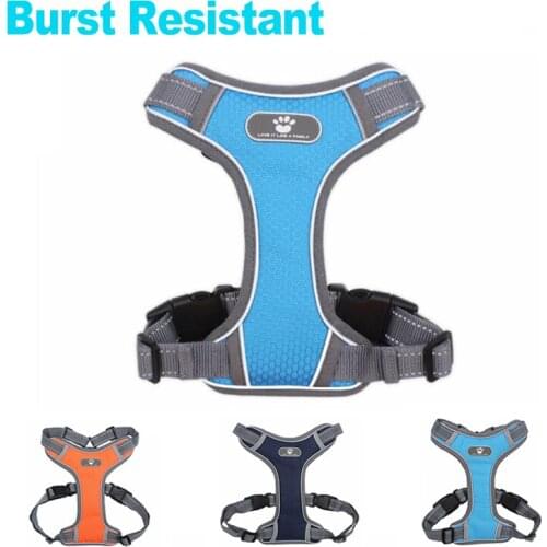 Dog Harness Oxford Burst Resistant Large Dogs Harness Collar Three Layer Fabric For Medium Big Dog Vest Harnesses Pet Products