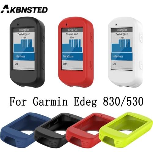 AKBNSTED TPU Silicone Screen Protective Cover For Garmin Edeg 830/530 Smart Watch Accessories Anti-fall Watch Soft Case Cover