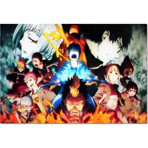 Blue Exorcist Poster Cloth Silk Poster Home Decoration Art Fabric Poster Print 20x30cm,27x40cm.30x45cm