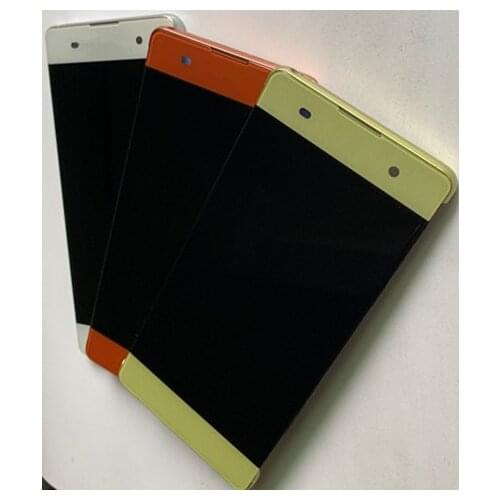 For Sony Xperia XA F3111 F3113 F3115 F3116 LCD Display with touch Screen display Digitizer Assembly with frame