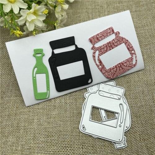 3pcs Wish bottle Candy Metal Cutting Dies Stencils For DIY Scrapbooking Decorative Embossing Handcraft Die Cutting Template