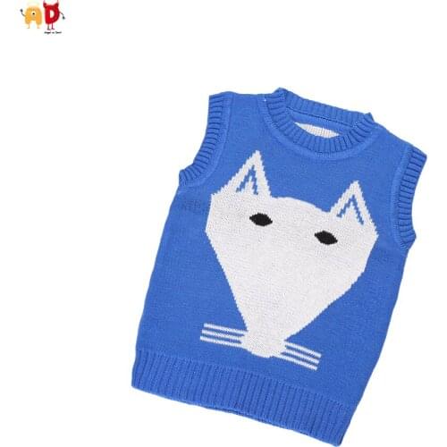 AD Cute For Boys Girls Sweaters Babys Sweaters vest winter clothes for kids Childrens Clothing Quality Cotton 12M-3Y