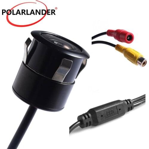 170 degree wide angle drilling 22.5mm night vision car rear view camera reversing camera against dust and water