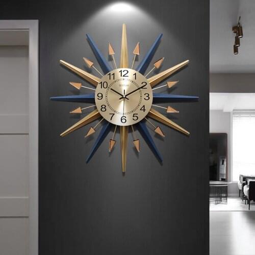 Living Room Nordic Creative Clock Decoration Bedroom Household Wall Watch Modern Minimalist Personality Atmospheric Wall Clock