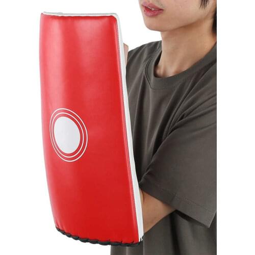 Children Boxing Pad Kick Target Sanda Taekwondo Training Pad Fighting Muay Thai Boxing Chest Target Kid Curved Punching Pad