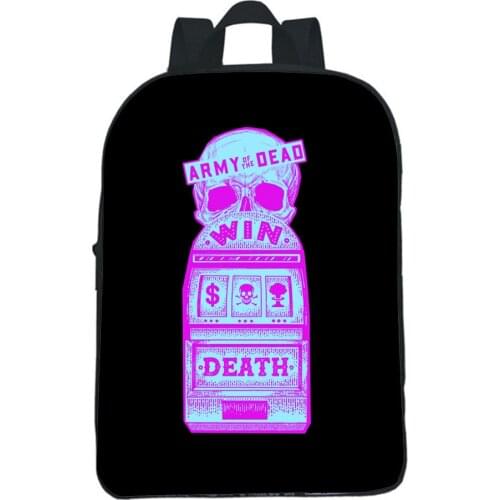 Army Of The Dead School Bag Children Bookbag Kindergarten Student Backpack Fashion Cartoon Backpack Boys Girls Bag