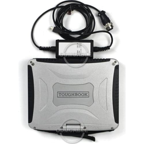 Panasonic cf19 laptop+for Deutz Diesel diagnostic programming tool decom SerDia Diagnosis Scanner read to use