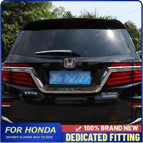 For Honda Odyssey Elysion 2015 to 2020 Rear Window Wiper Cover Strips Auto Accessories 4Pcs/Set