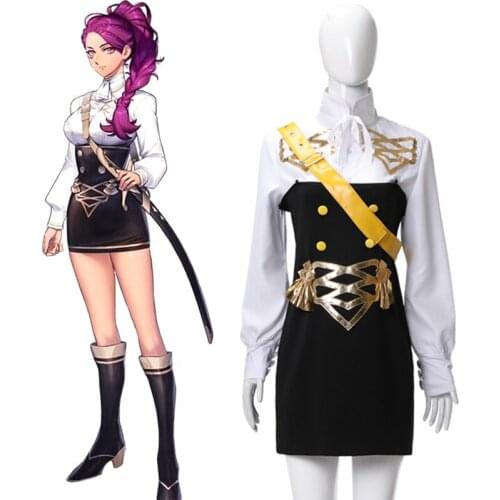 In stock Fire Emblem: Three Houses Petra Cosplay Costume Adult Cos Halloween Outfit costumes for women men free shipping