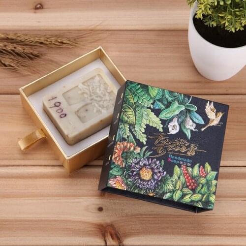 Custom chocolate Christmas advent calendar drawer packaging box, Die Cut Flat Pack Paper Soap Packaging Boxes ---DH10257