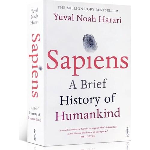 Sapiens A Brief History of Humankind Yuval Noah Harari Anthropological History Books Extracurricular Reading Book