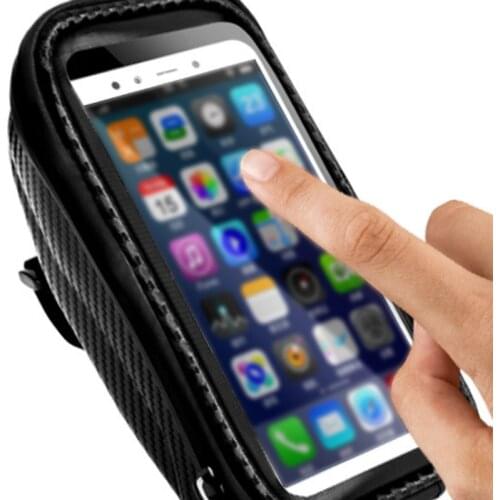 Bike Phone Bag Waterproof Handlebar Bicycle Bag Bike Phone Case Sensitive Press Sn Phone