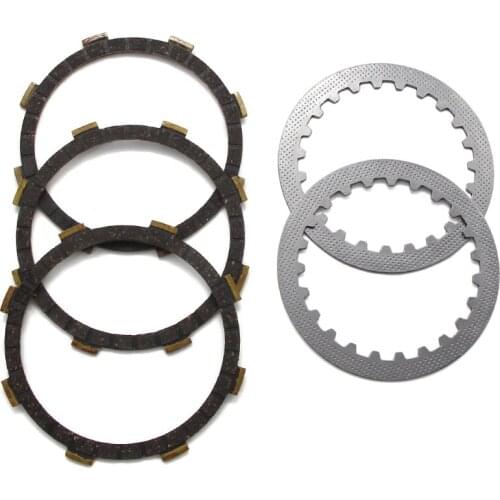 Motorcycle Clutch Friction Disc Plate Kit For Yamaha GT80G GT80MXB GTMX LB50 LB80 MX80 MX80G MX80J RD80 RD50M RD60 257-16324-00