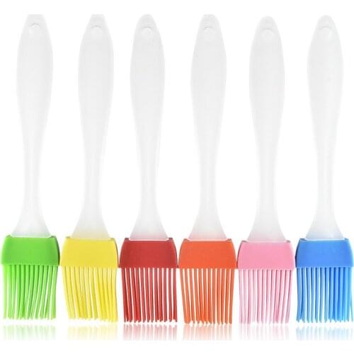 Newest Silicone Baking Bakeware Bread Cook Brushes Pastry Oil BBQ Basting Brush Tool Color Random