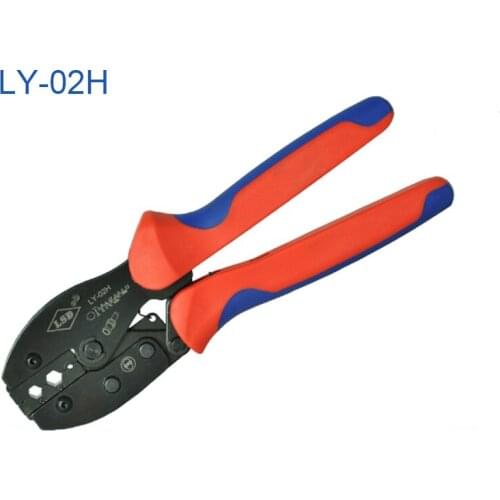 Coaxial cable crimping tool BNC connector crimper ratchet coaxial audio cable Hexagon terminal plier monitoring video clamp