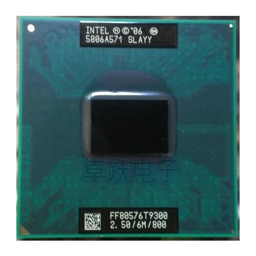 Original intel CPU laptop Core 2 Duo T9300 CPU 6M Cache/2.5GHz/800/Dual-Core Socket 479Laptop processor for GM45 PM45