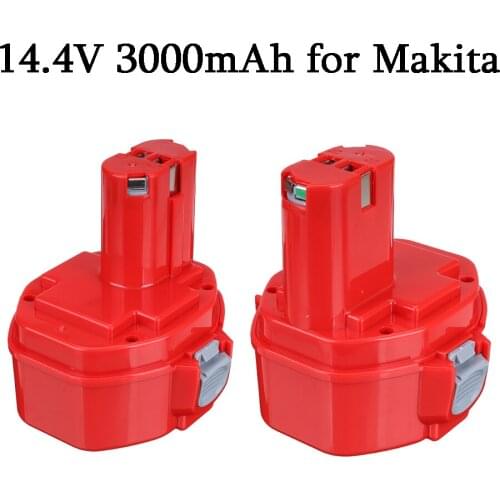 PA14 14.4V 3000mAh Ni-CD NICD Replacement Rechargeable Battery for Makita 1420 1422 1433 1434 1435 6228D 6281D 6280D 1051D 6233D