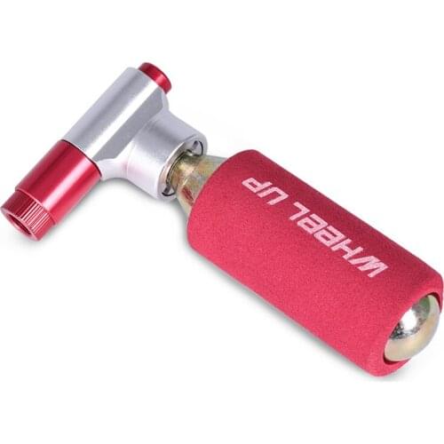 Mini Portable Pump Hot Selling Bicycle Pump CO2 Cartridge Emergency Cycling Pump Head MTB Mountain Bike Ball Dual Inflator Pump