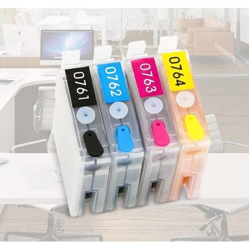 T0761 T0764 Refillable ink cartridge For EPSON ME 2 20 200 ME2 ME20 ME200 C 58 CX 2800 C58 CX2800 inkjet printer with ARC chips