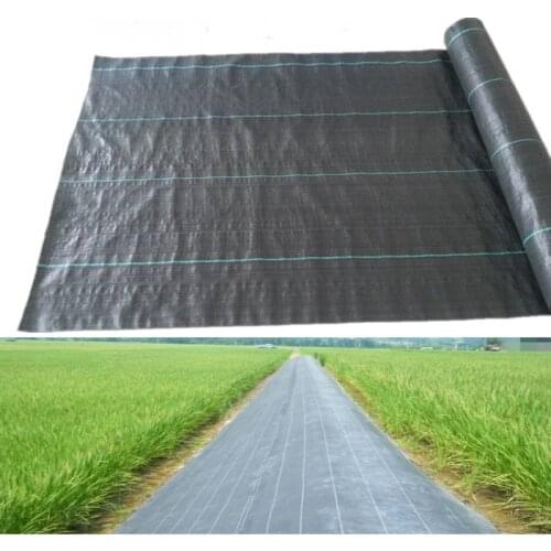 Garden Yard Ground Cloth Cover Heavy Duty Lined Weed Control Fabric Landscaping Ground Cover Membrane 1m *10m