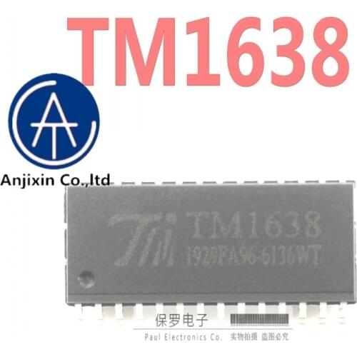 10pcs 100% orginal and new TM1638 SOP-28 LED digital tube driver chip real stock