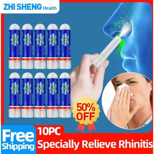 10pcsAllergy Rhinitis Reliever Thailand Mint Cream Sinusitis Treatment Nose Cold Cool Essential Oils Herbal Inhaler Ointment