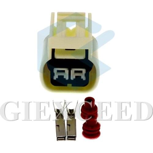 2 Sets 2 Pin Engine Plug Auto Waterproof Turn Signal Light Socket For VW Chevrolet