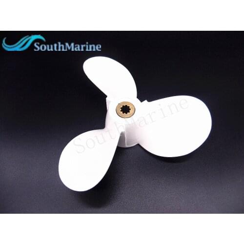 6E0-45941-01-00 Aluminum propeller 7 1/2 x 8 -BA for Yamaha 4hp 5hp 6hp 4A 4M 5M 5C F4 F6L F6S F6C F5A Outboard Motors 7 1/2x8