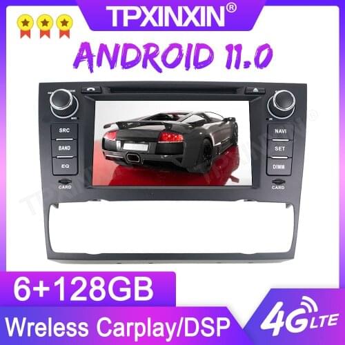 6+128G Android 11 For BMW E90 Car Multimedia Player GPS Navi Audio Stereo Screen DVD Head Unit Tape Recorder