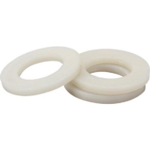White enlarged nylon washer insulated plastic plastic flat washer M2M2.5M3M4M5M6M8M10M12M14M16M18M20