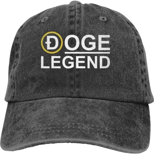 DOGE Legend - Cryptocurrency The Baseball Cap Peaked capt Sport Unisex Outdoor Custom Dogecoin Bitcoin Digital Currency Hats