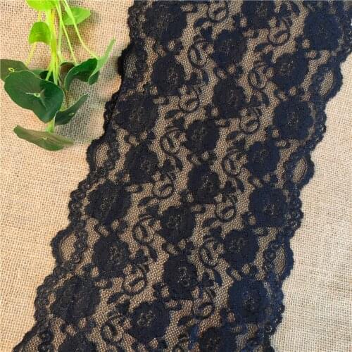 E1631 Black Width 20cm Sewing Accessories Clothing Lace Decoration DIY handmade material