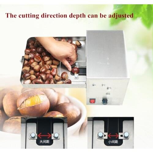 Best selling chestnut shell slitting machine small chestnut incision machine