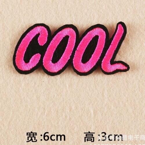 Cartoon Kids Cool Design Iron On Patch Clothes Patch For Clothing Girls Boys Embroidered Pathces