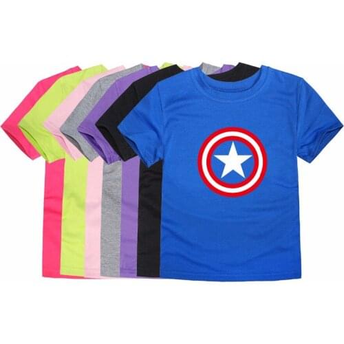 New Summer Short Sleeve Cotton Boys Girls T Shirts Children Cartoon Tops Baby Summer Tops Boys Tops 2018 Kid T Shirts