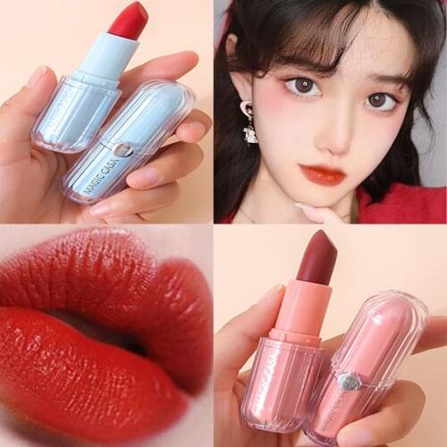 6-color lipstick velvet matte long-lasting moisturizing natural color does not take off makeup waterproof lipstick makeup lip