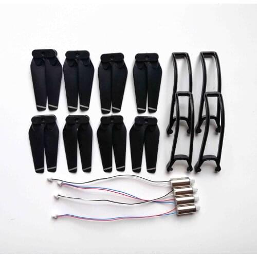 SG107 4k Dual Camera Remote Control Quadcopter Spare Parts Propeller blade protect frame cw ccw engines motor set