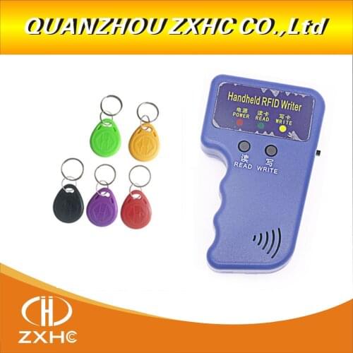 Handheld 125KHz EM4100 RFID Copier Writer Duplicator Programmer Reader T5577 EM4305 keyfobs tags