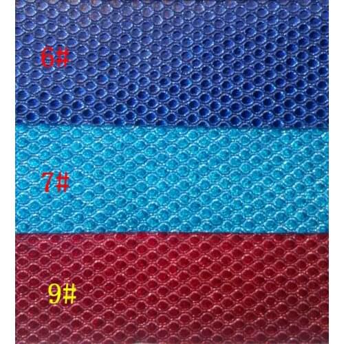 Synthetic PU glossy lamination small snake leather material