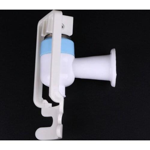 Water Dispenser Replacement Push Type White Plastic Tap Faucet 2 Pcs M2EE