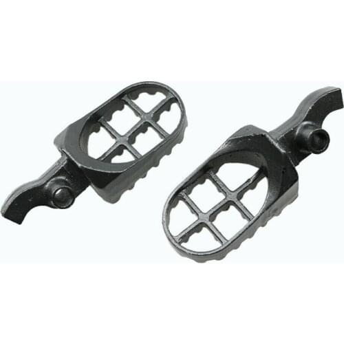 Grey Dirt Bike Steel Foot Pegs For Honda CR125R 125R CR250R 250R 2000-2001