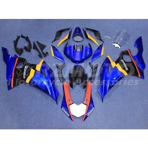 Style New ABS whole Fairings kit Fit for YAMAHA YZF-R6 2017 2018 2019 R6 17 18 19 Bodywork set Custom Free Cool blue