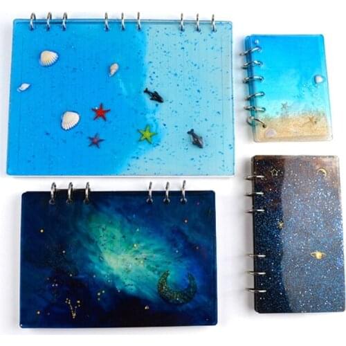 Notebook Epoxy Resin Mold Diary Notepad Silicone Mould DIY Crafts Journal Planner Agenda Organizer Note Book Casting Tools